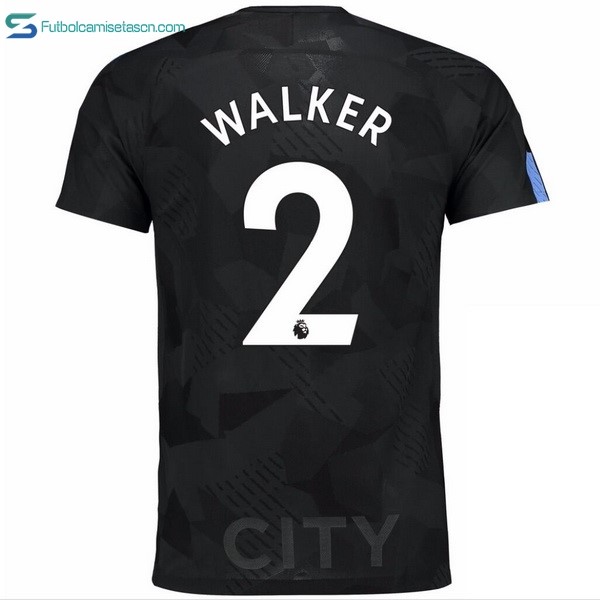 Camiseta Manchester City 3ª Walker 2017/18